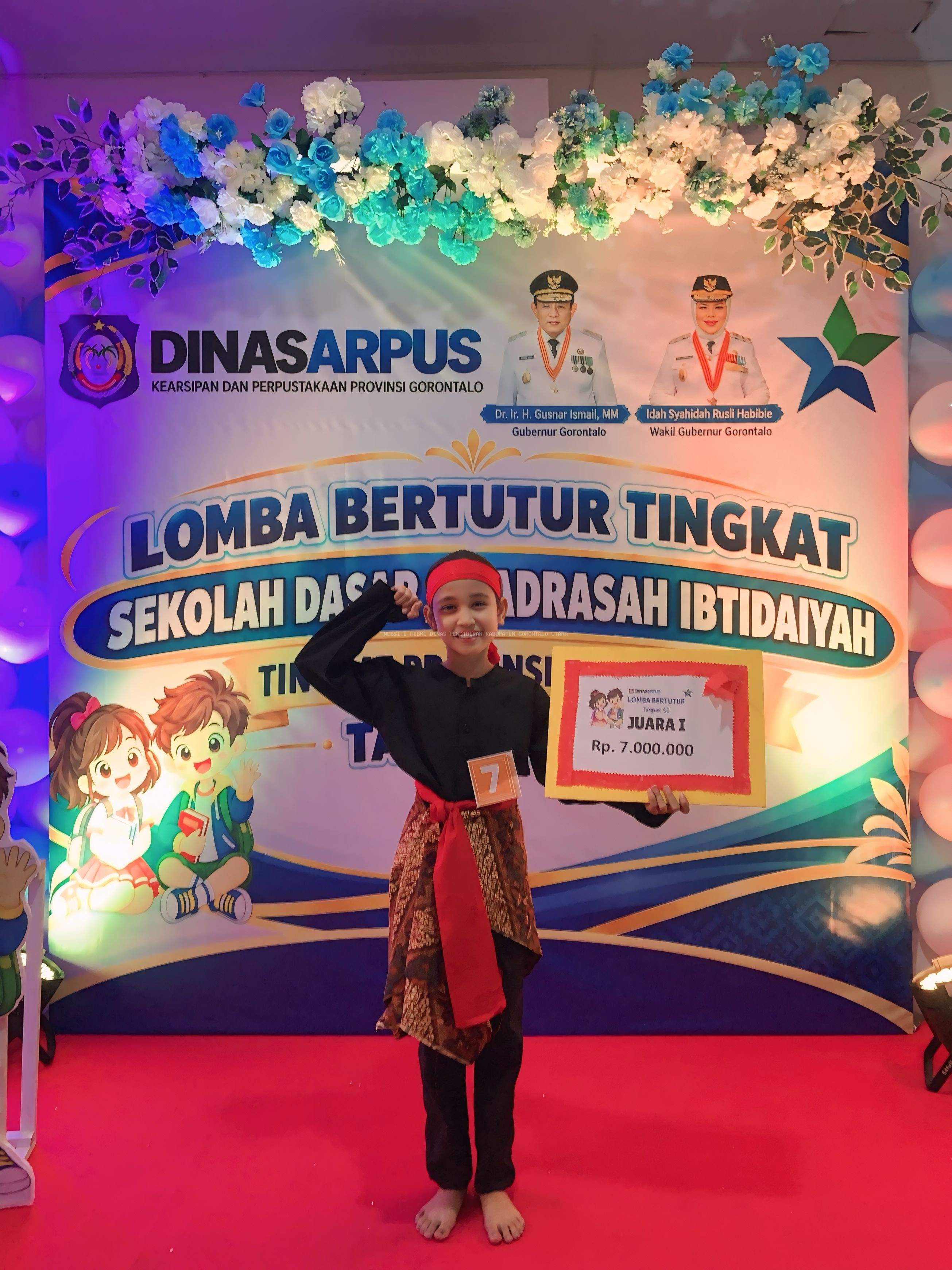 SD Negeri 8 Kwandang Raih Juara 1 Lomba Bertutur Tingkat Provinsi Gorontalo Tahun 2026