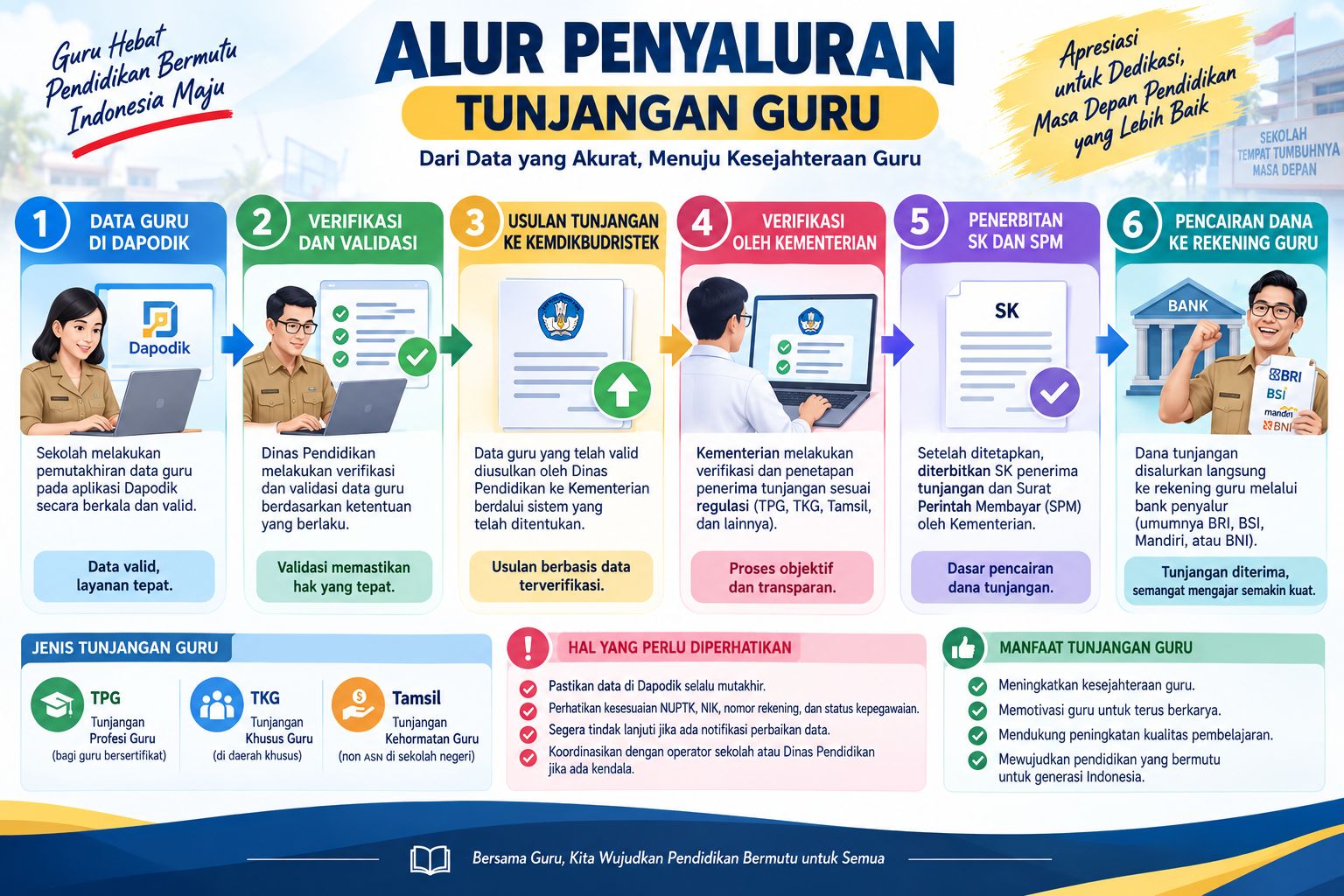 Alur Tunjangan Guru